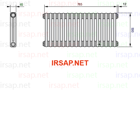 Радиатор IRSAP Tesi 20500/17 T14 CL 01